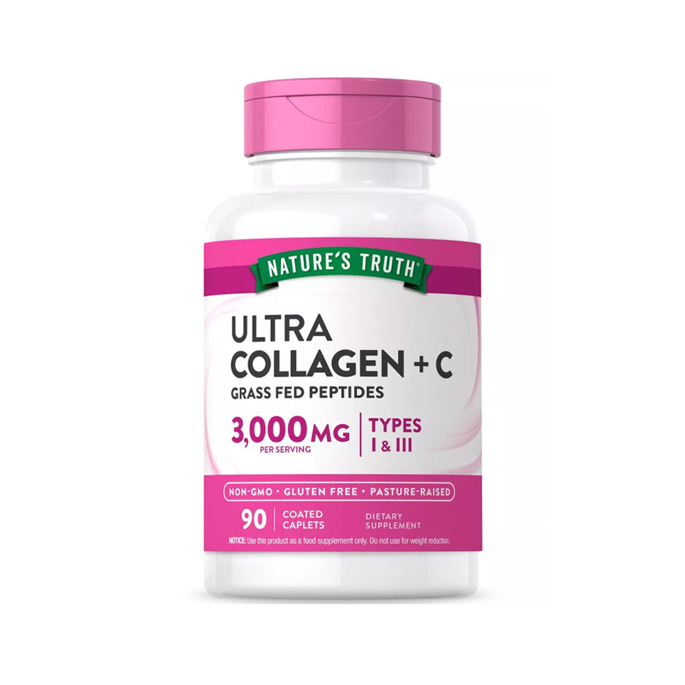 Colágeno Hidrolizado Tipo I & III con Vitamina C - 90 Comprimidos